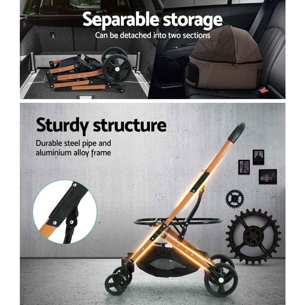 I.PET Luxe 4 Wheel Pet Stroller