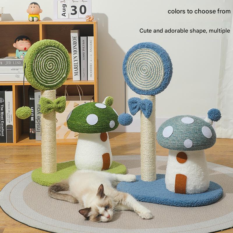 Creative Cats Mushroom Scratching Post