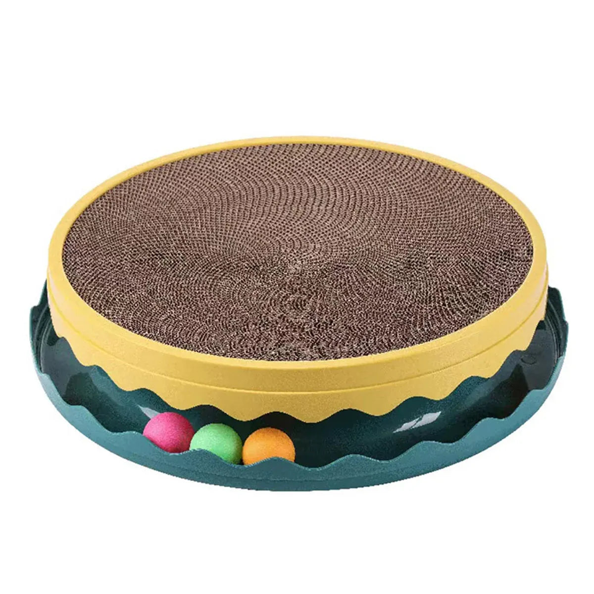 Cat Scratching Play Turntable