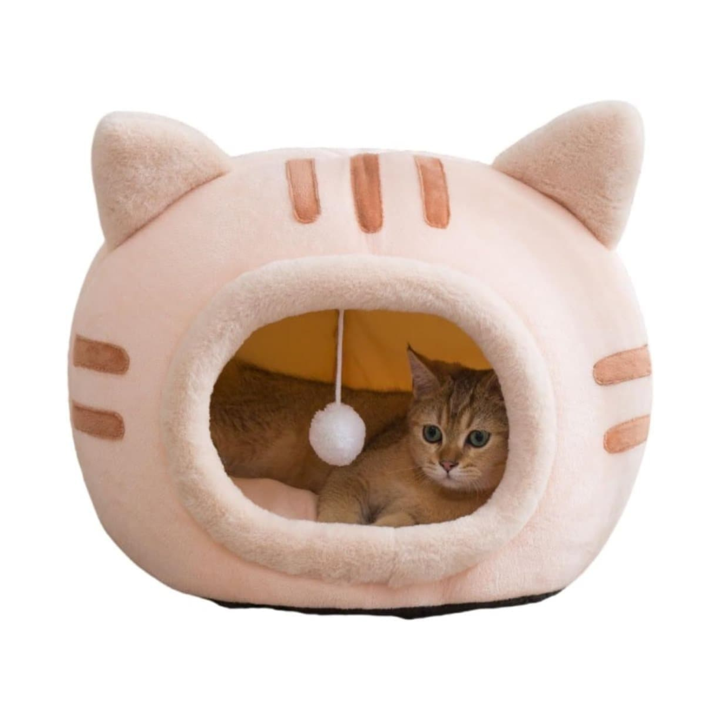 Ultra Soft Sherpa Fleece Cosy Cave Bed