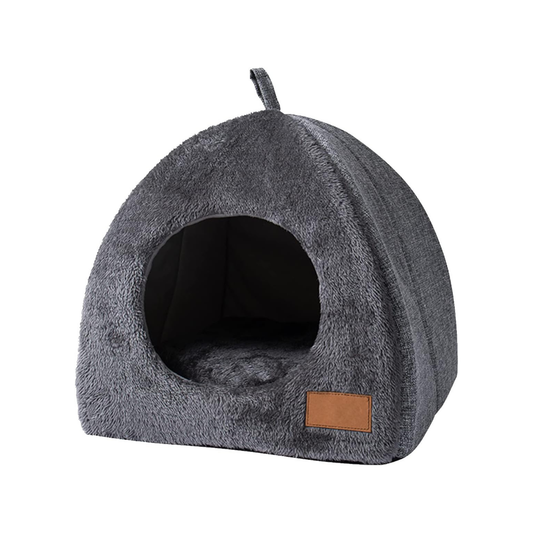 Plush Pet Cave Bed