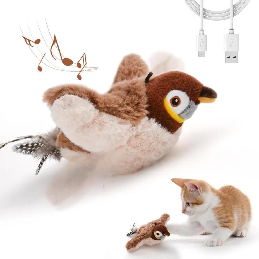 Cat Interactive Rechargeable Bird Toy