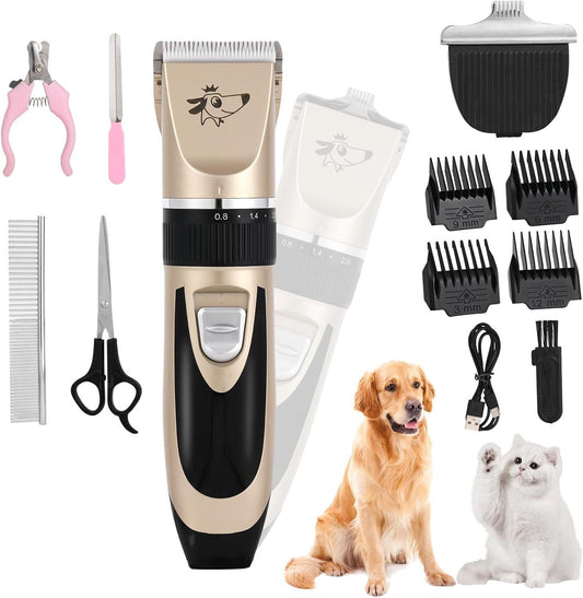 Professional Rechargeable Pet Clipping Kit
