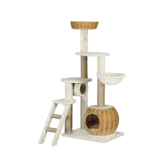 I.PET 138CM Cat Scratching Tower Condo
