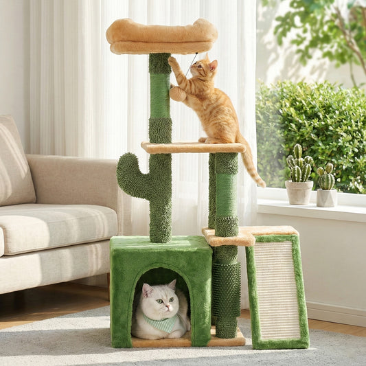 I.PET 101CM CACTUS SCRATCH N' PLAY POST