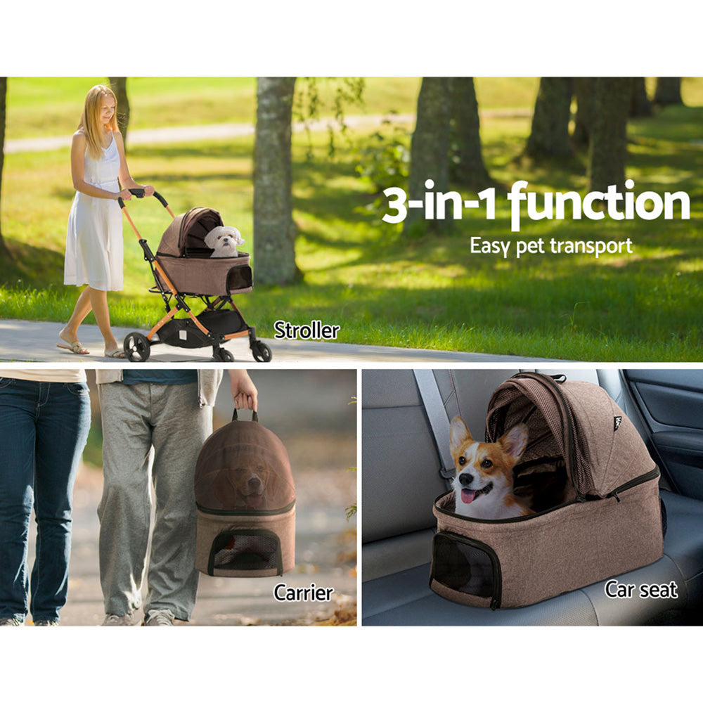 I.PET Luxe 4 Wheel Pet Stroller