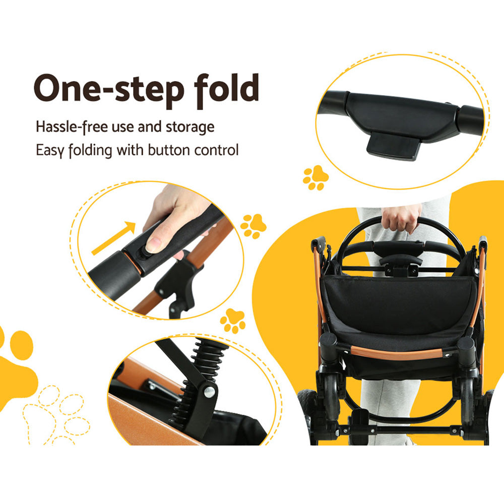 I.PET Luxe 4 Wheel Pet Stroller