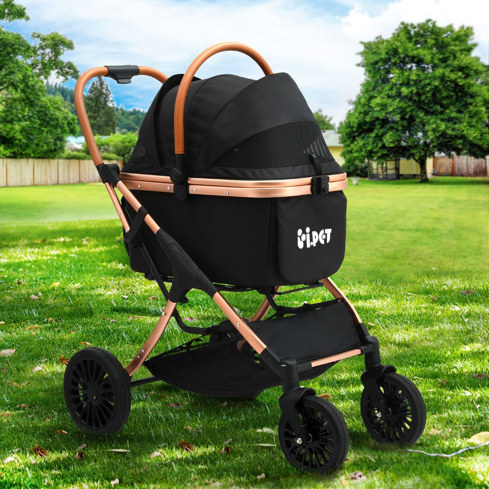 I.PET 3-IN-1 Deluxe Pet Carrier Stroller