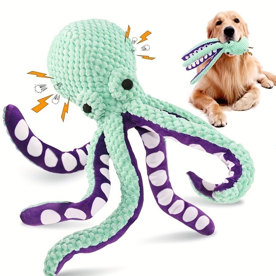 Poochi Pets Interactive Octopus Plush Play Toy Set