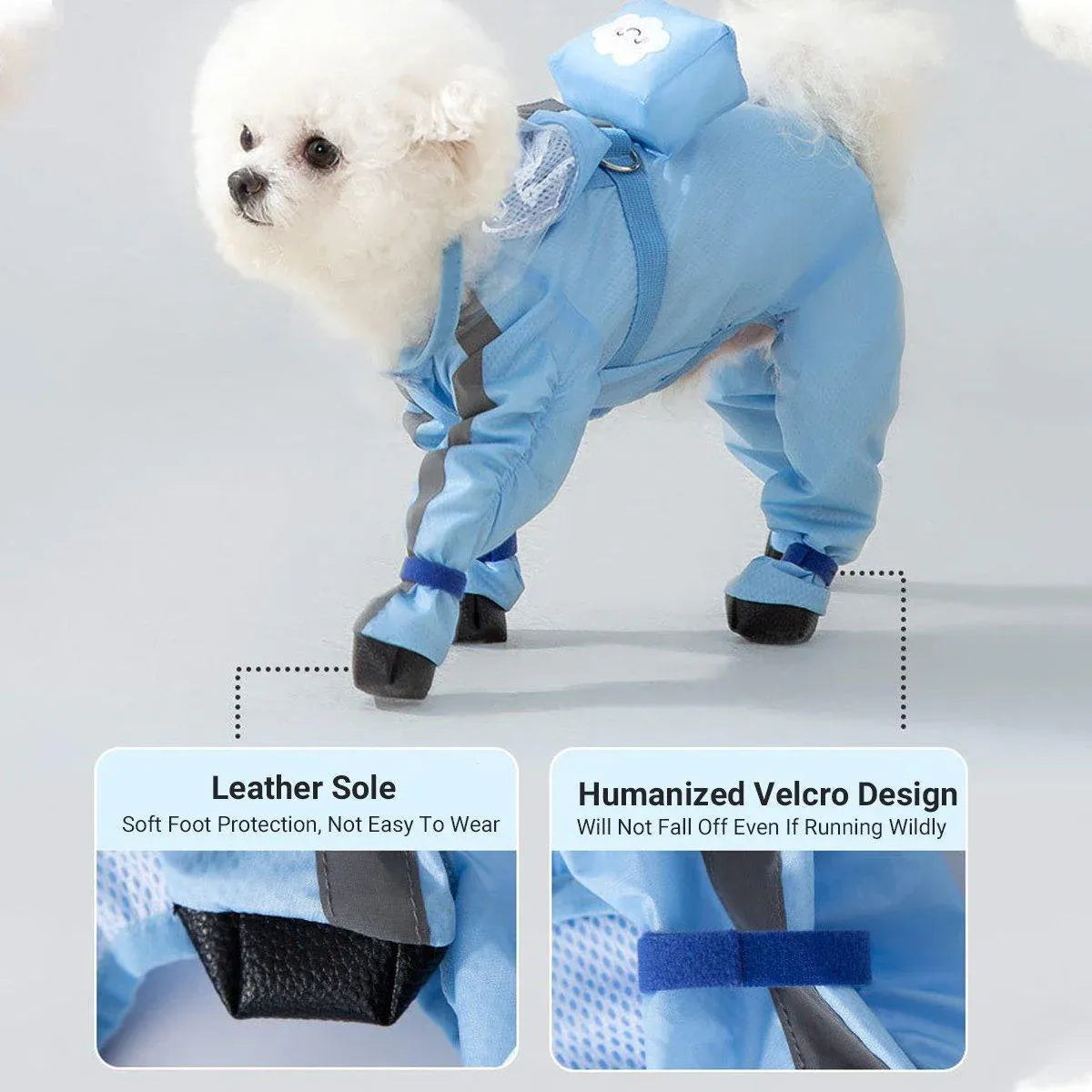 Poochi Pets Full Coverage Rain Coat