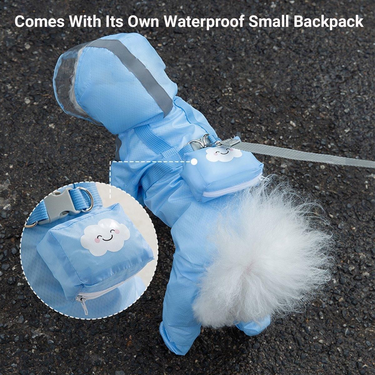 Poochi Pets Full Coverage Rain Coat