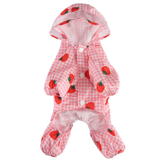 Strawberry Fields Reflective Raincoat