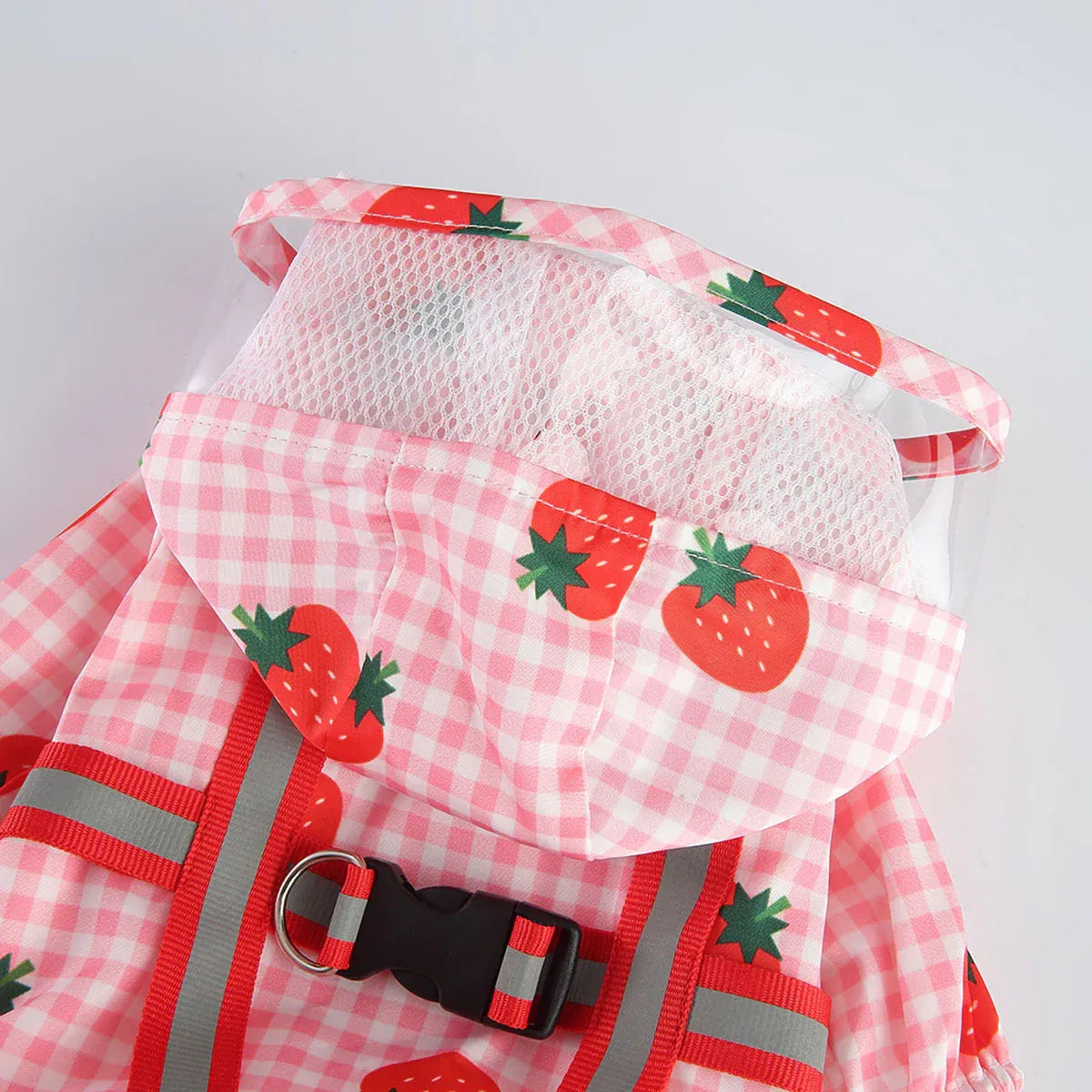 Strawberry Fields Reflective Raincoat